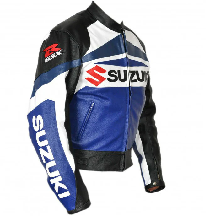 Riders Armor GSXR BlueBlade Racing Leather Jacket