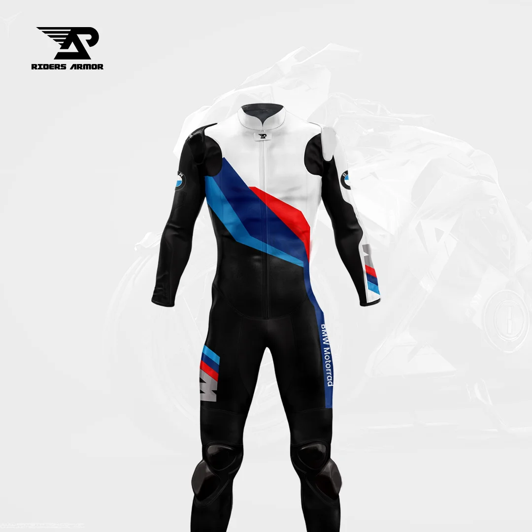 Alpino Ultra-BMW White Racing Leather Suit.