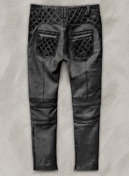Riders Armor Outlaw Charcoal Men’s Leather Pants - Image 2